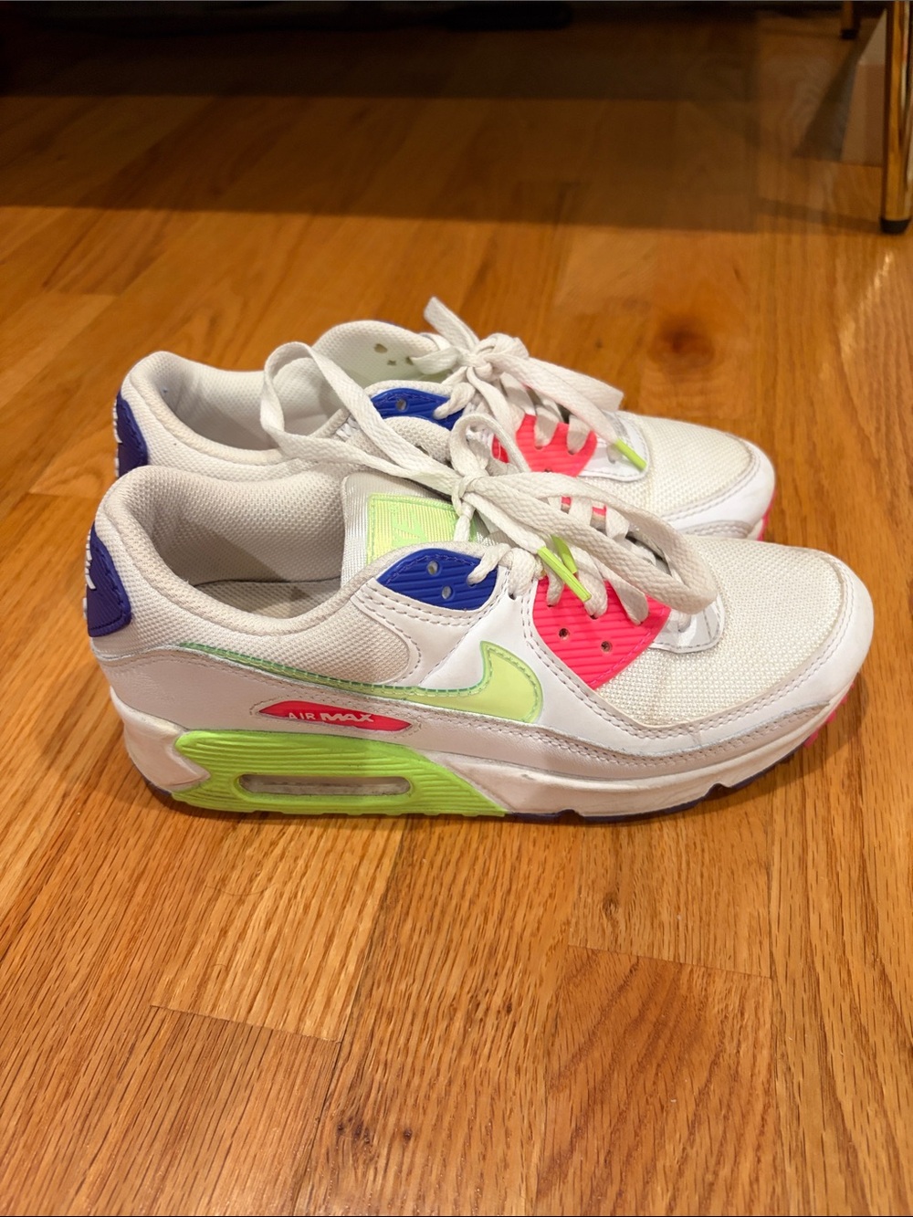Nike Kids White air max 90 size 7